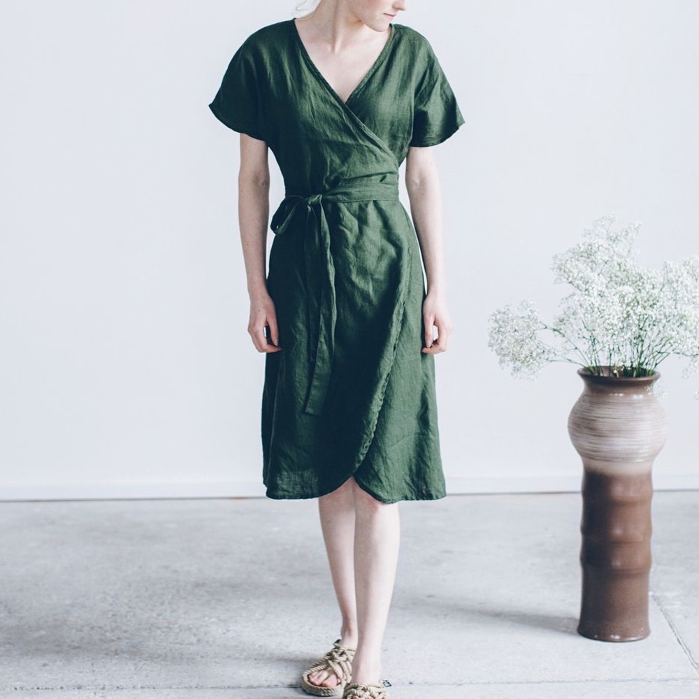 Linenfox mimosa dress, XS